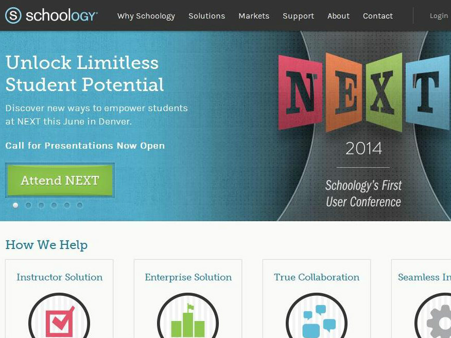 學(xué)習(xí)平臺(tái)Schoology再融1500萬(wàn)美元，英特爾資本領(lǐng)投